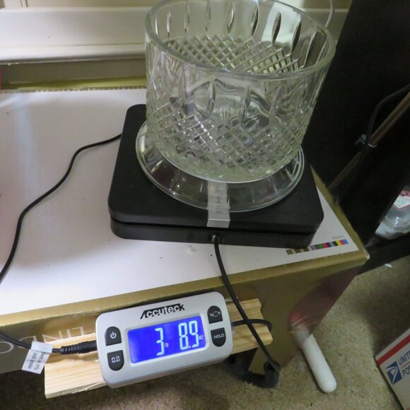 Vintage Indiana Glass Princess Pattern Candy Dish, vase or wine chiller HEAVY - Picture 9 of 9